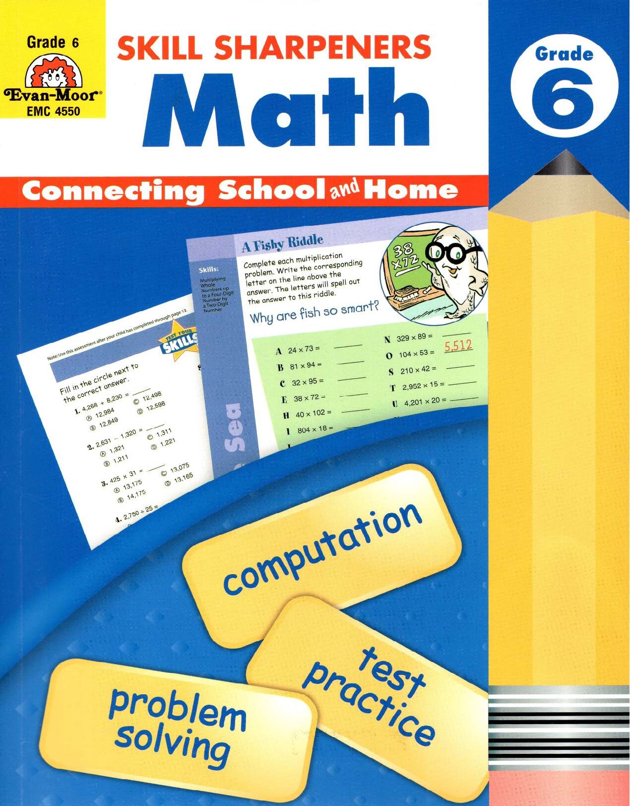 Skill Sharpeners Math Grade 6