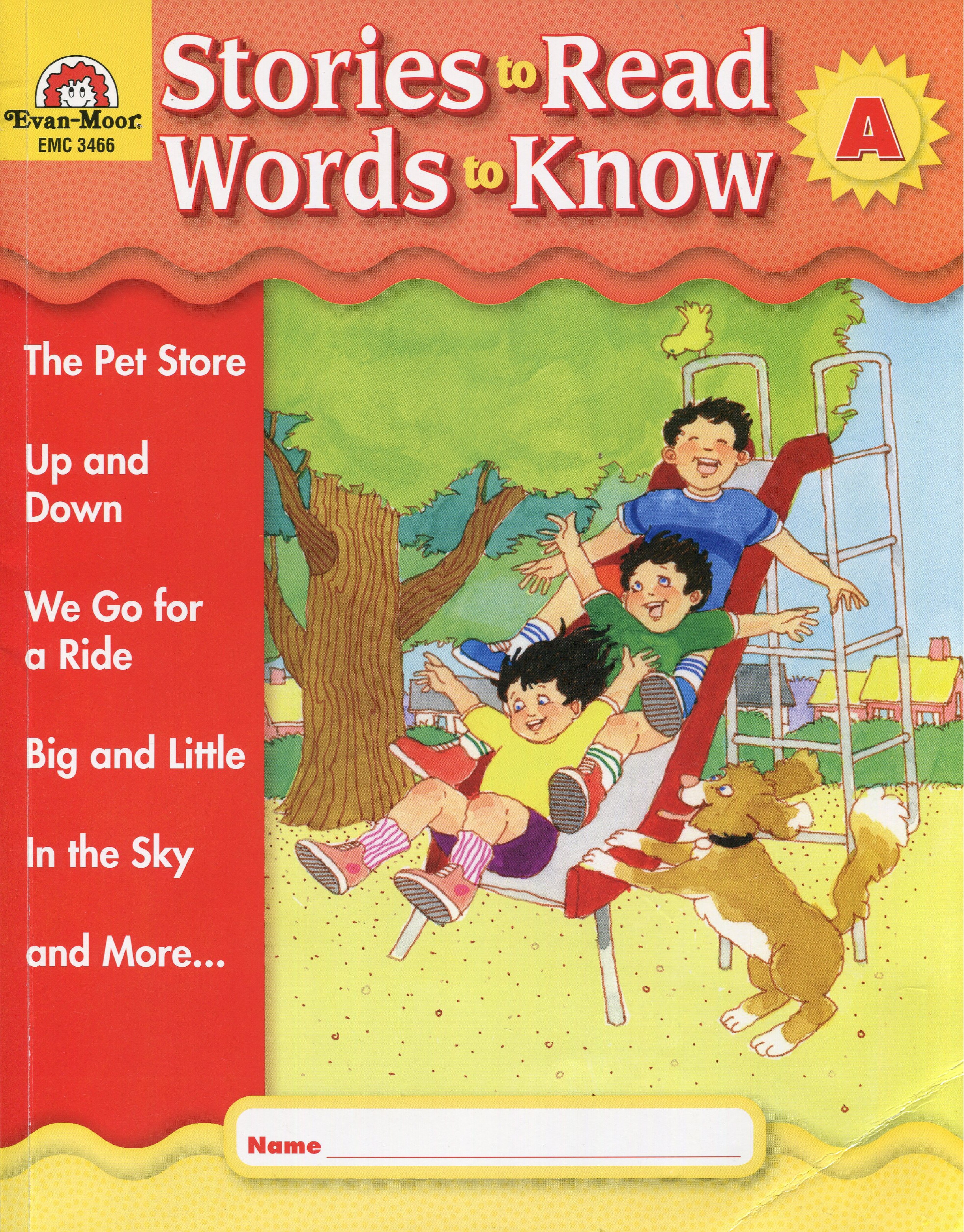 Stories to Read, Words to Know, Level A