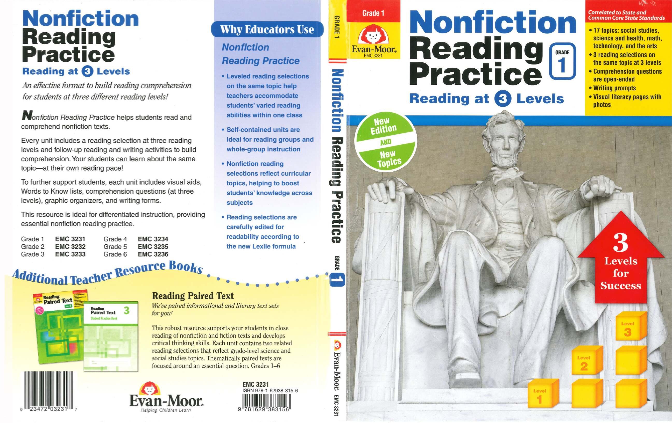Nonfiction Reading Practice, Grade 1