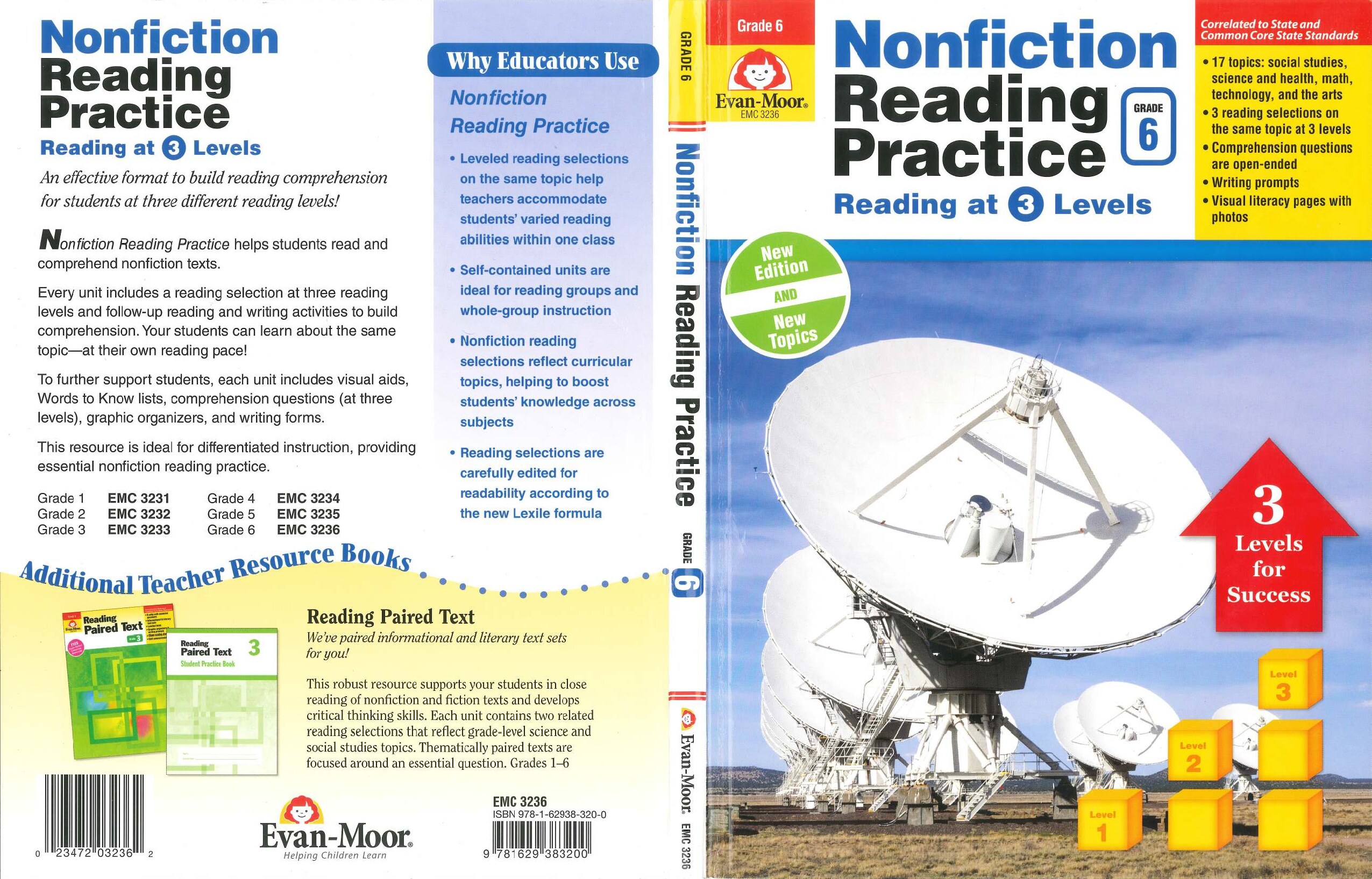 Nonfiction Reading Practice, Grade 6