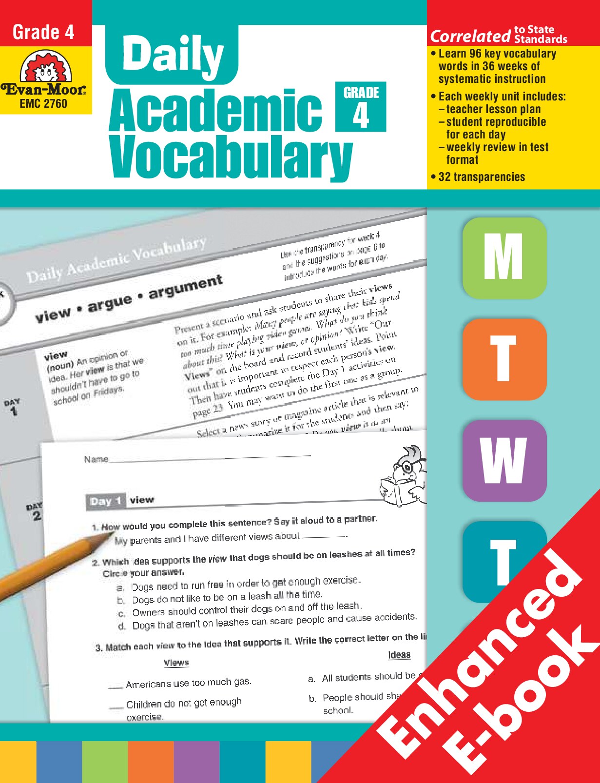 Daily Academic Vocabulary, Grade 4