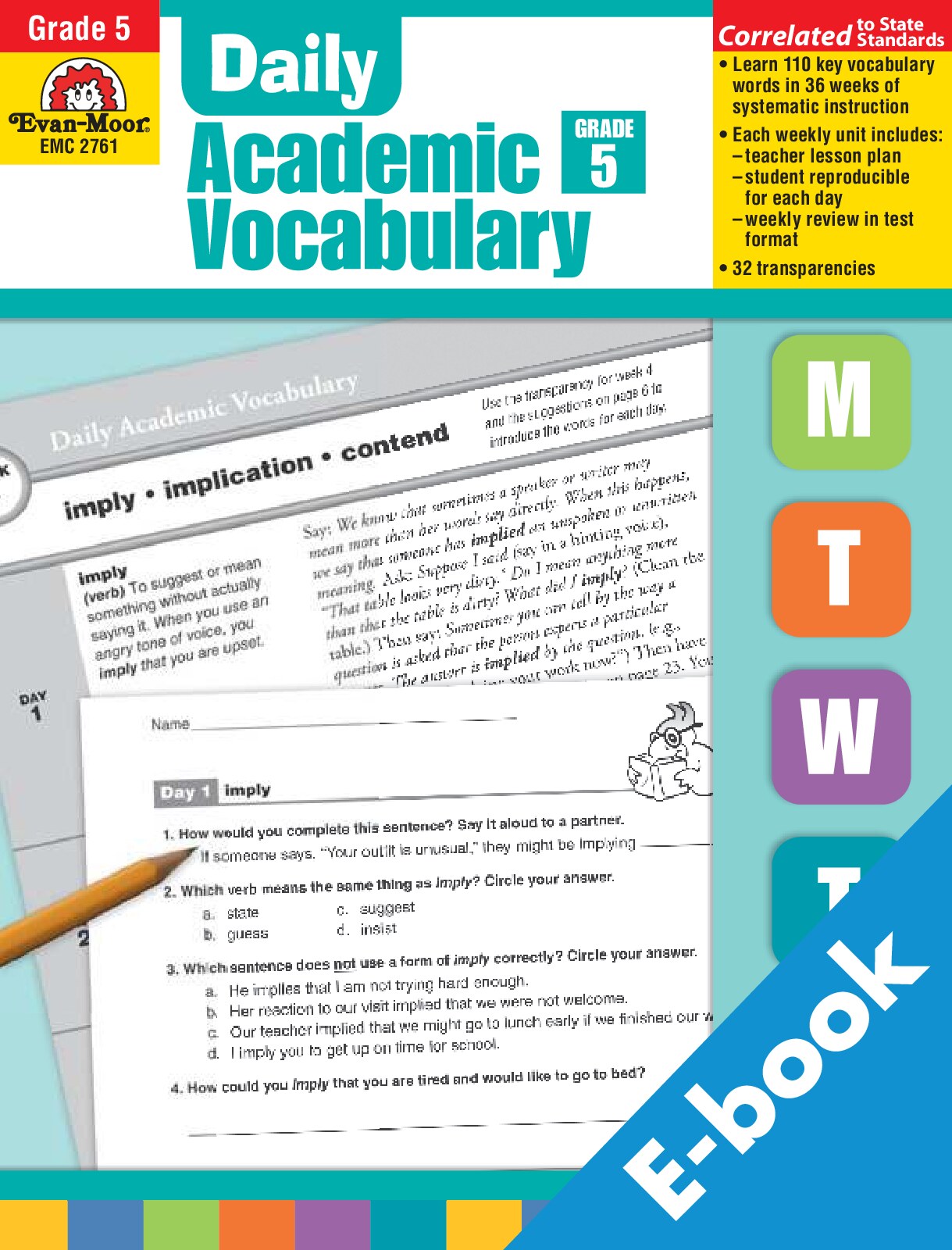 Daily Academic Vocabulary, Grade 5