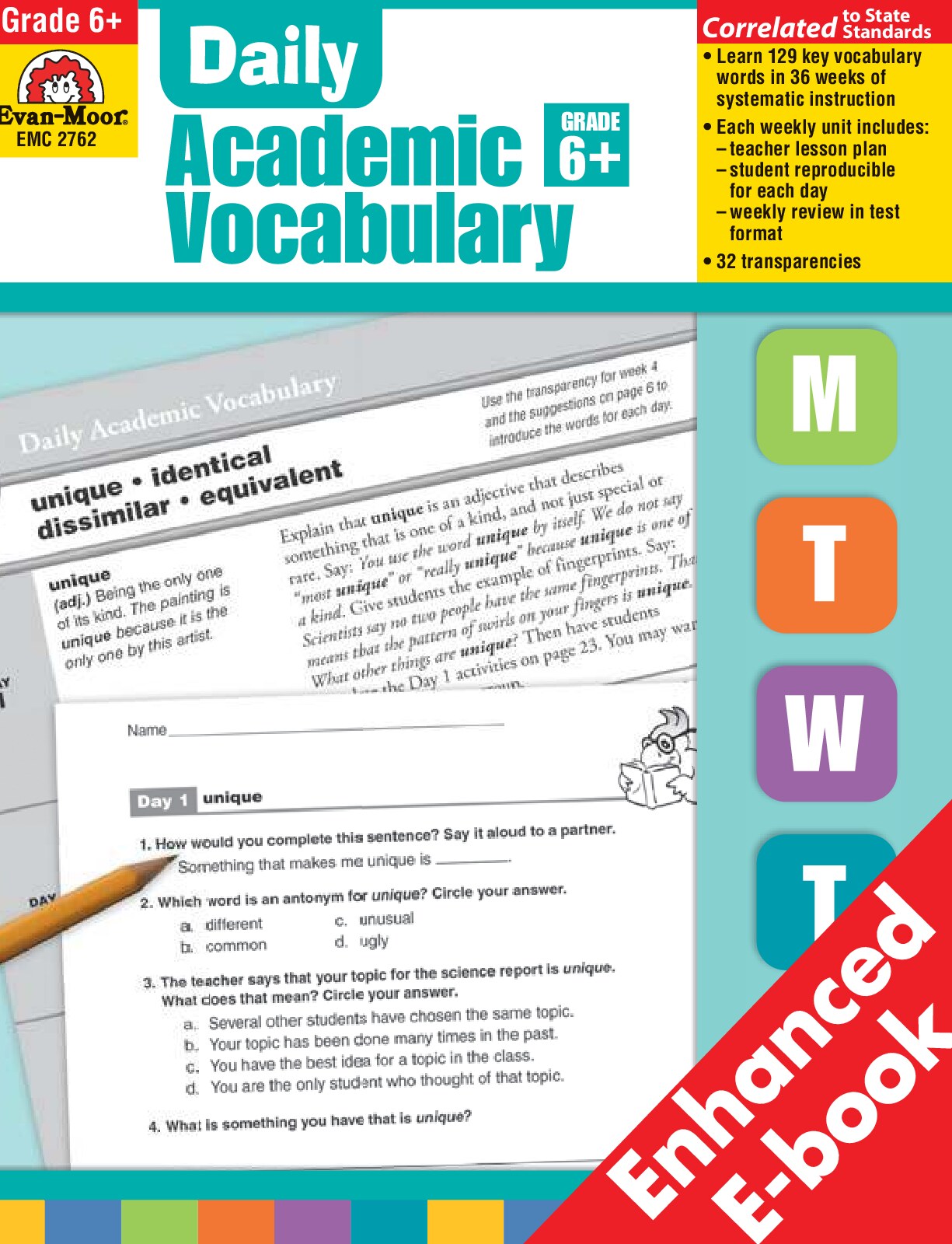 Daily Academic Vocabulary, Grade 6+