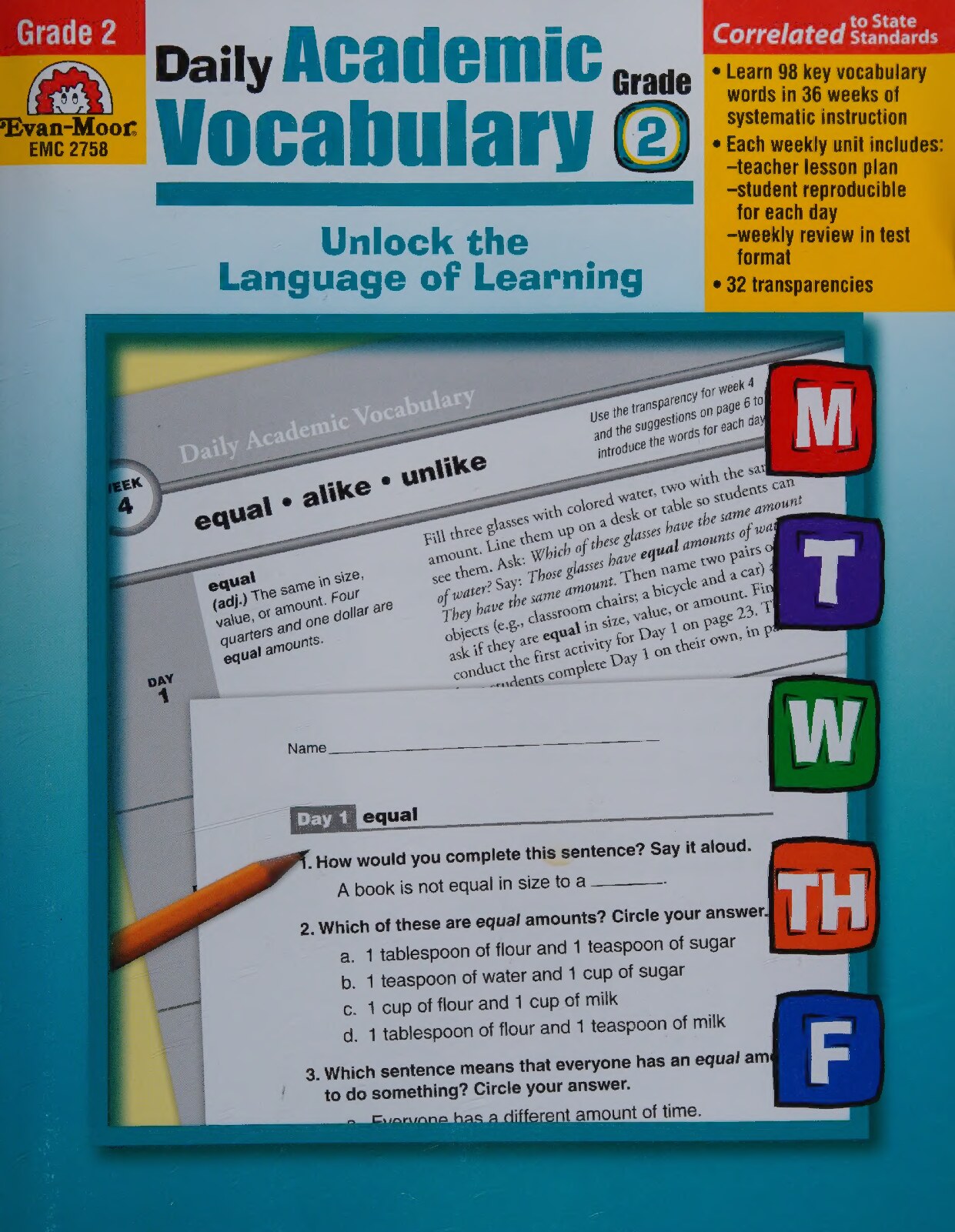 Daily Academic Vocabulary, Grade 2