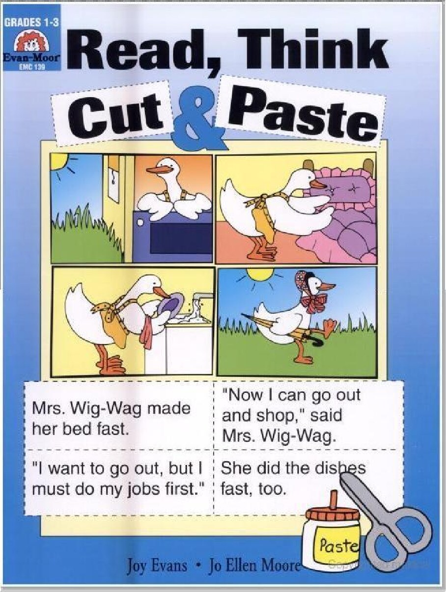 Read, Think, Cut and Paste Grade 1-3