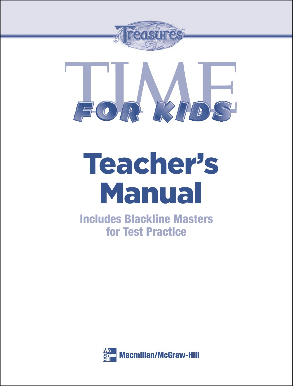 TIME for Kids Teachers Manual G1