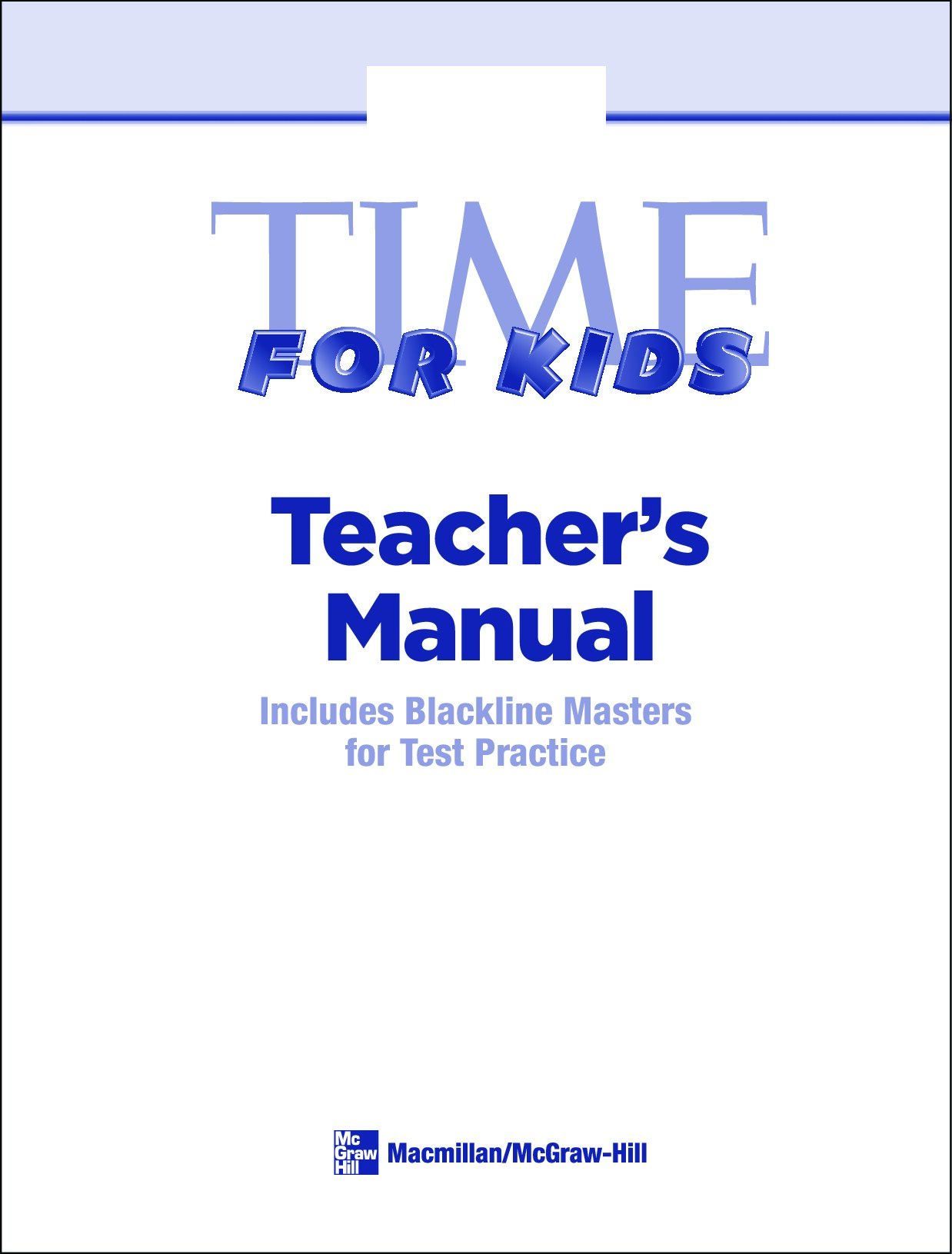 TIME for Kids Teachers Manual G4