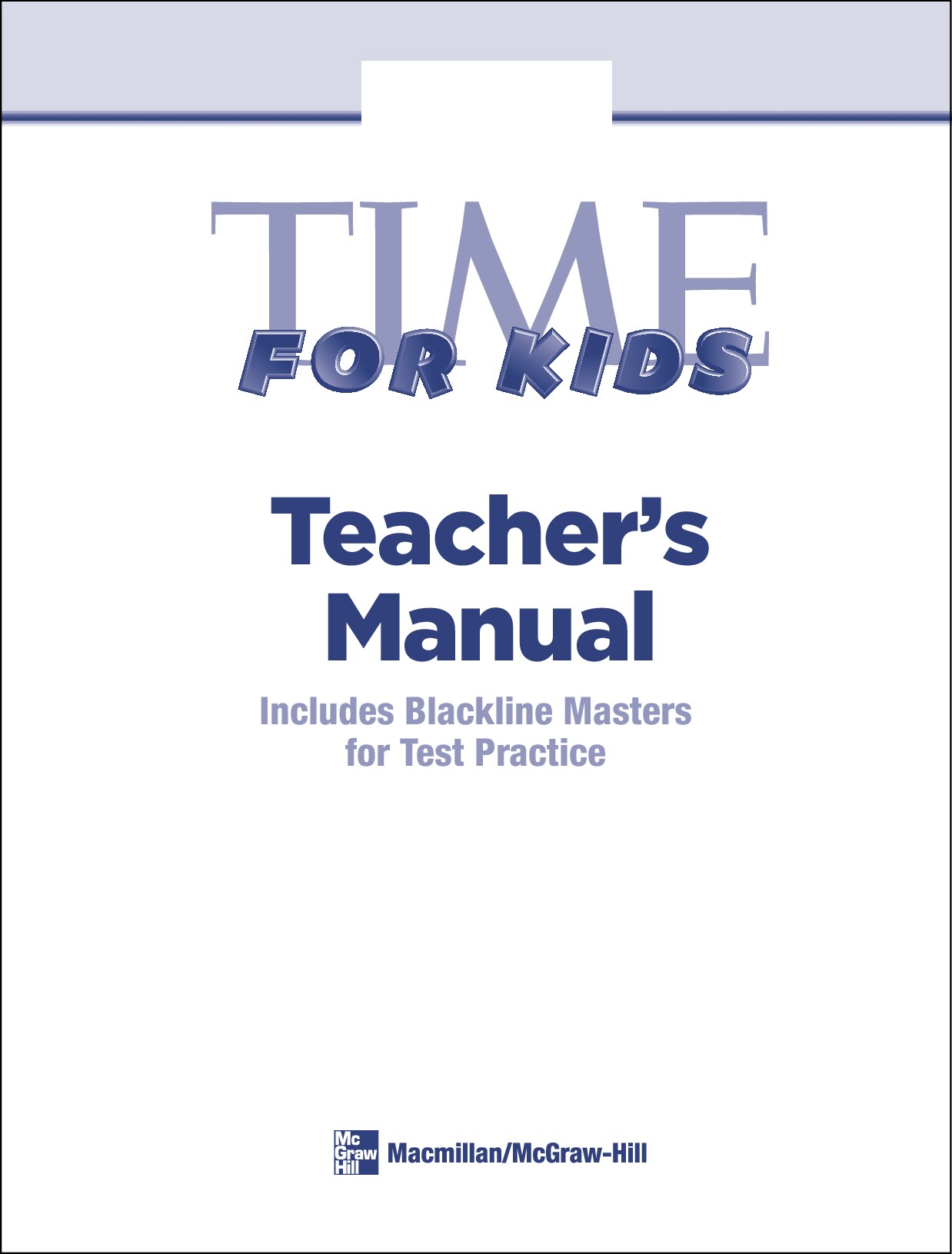 TIME for Kids Teachers Manual G5