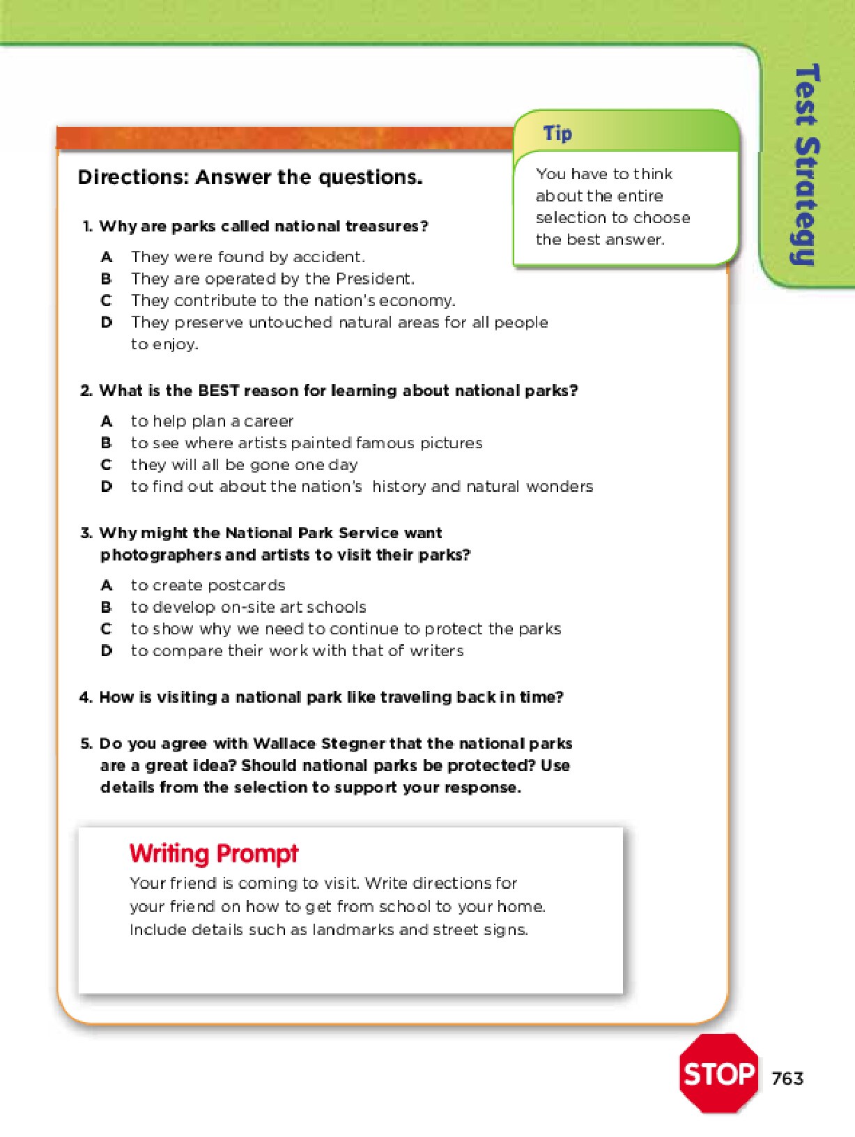 Treasures: A Reading Language Art Program G5