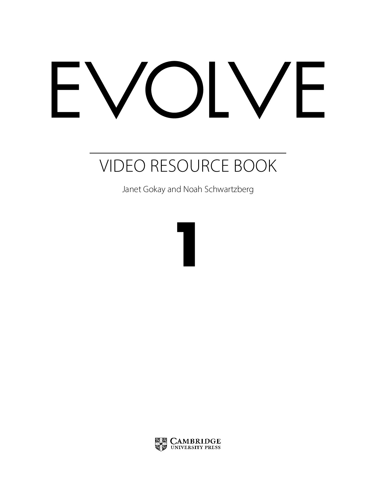 Evolve Level 1 Video Resource Book