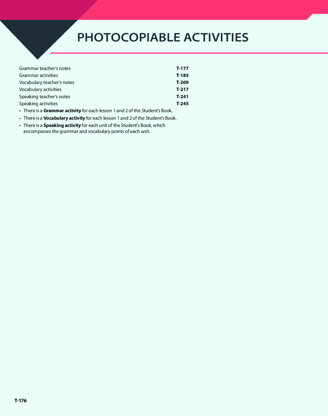 Evolve Level 3 Photocopiable Activities Worksheets