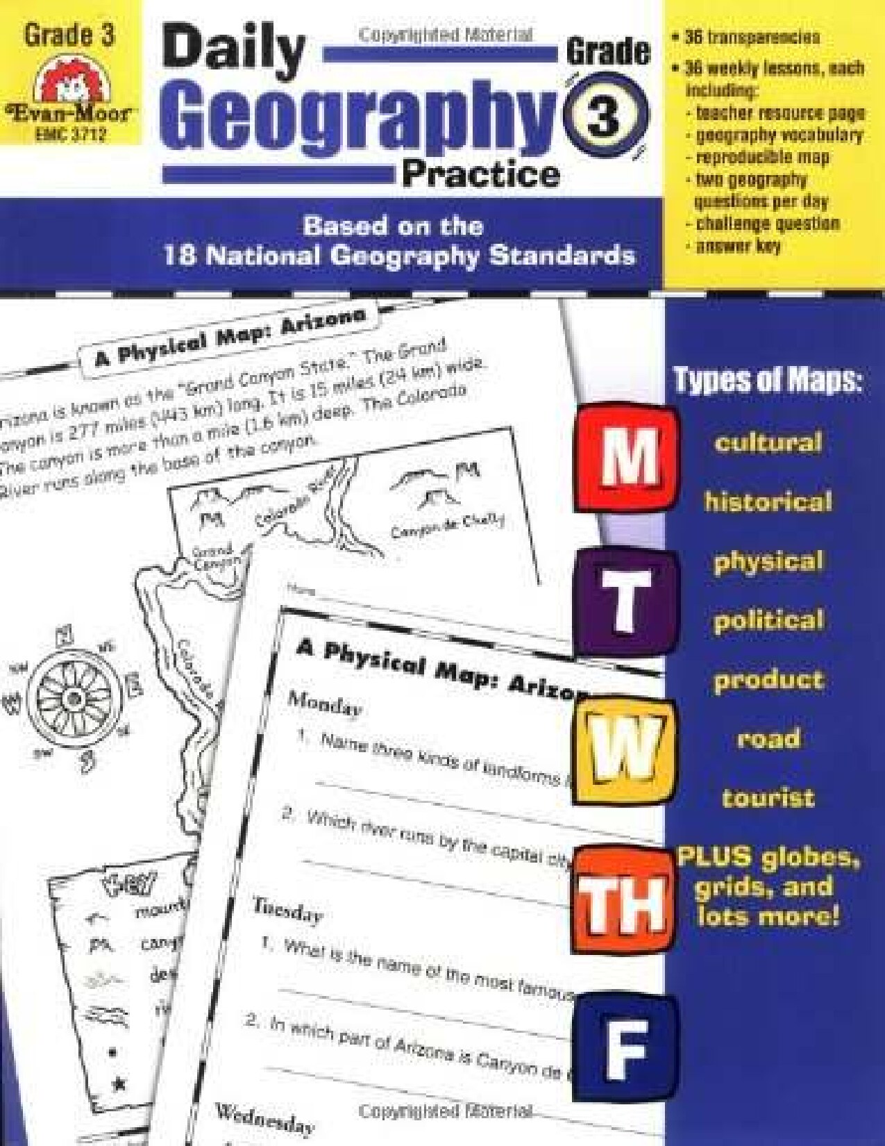 Daily Geography Practice, Grade 3