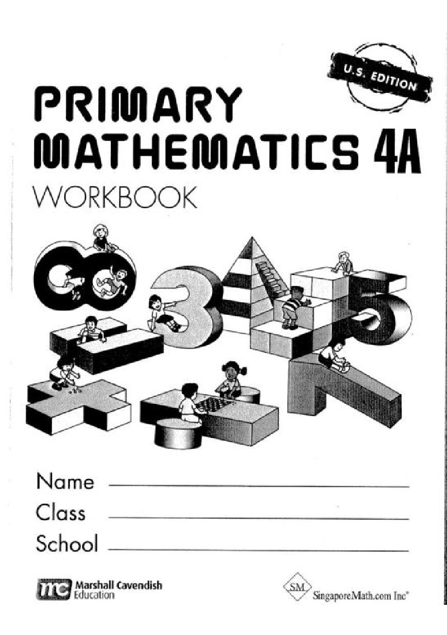 Primary Mathematics U.S. Edition Workbook 4A