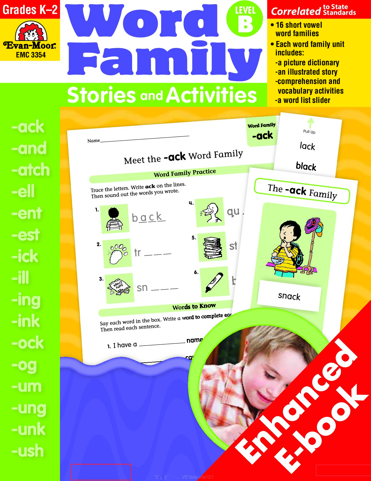 Word Family Stories and Activities Level B Grade K - 2