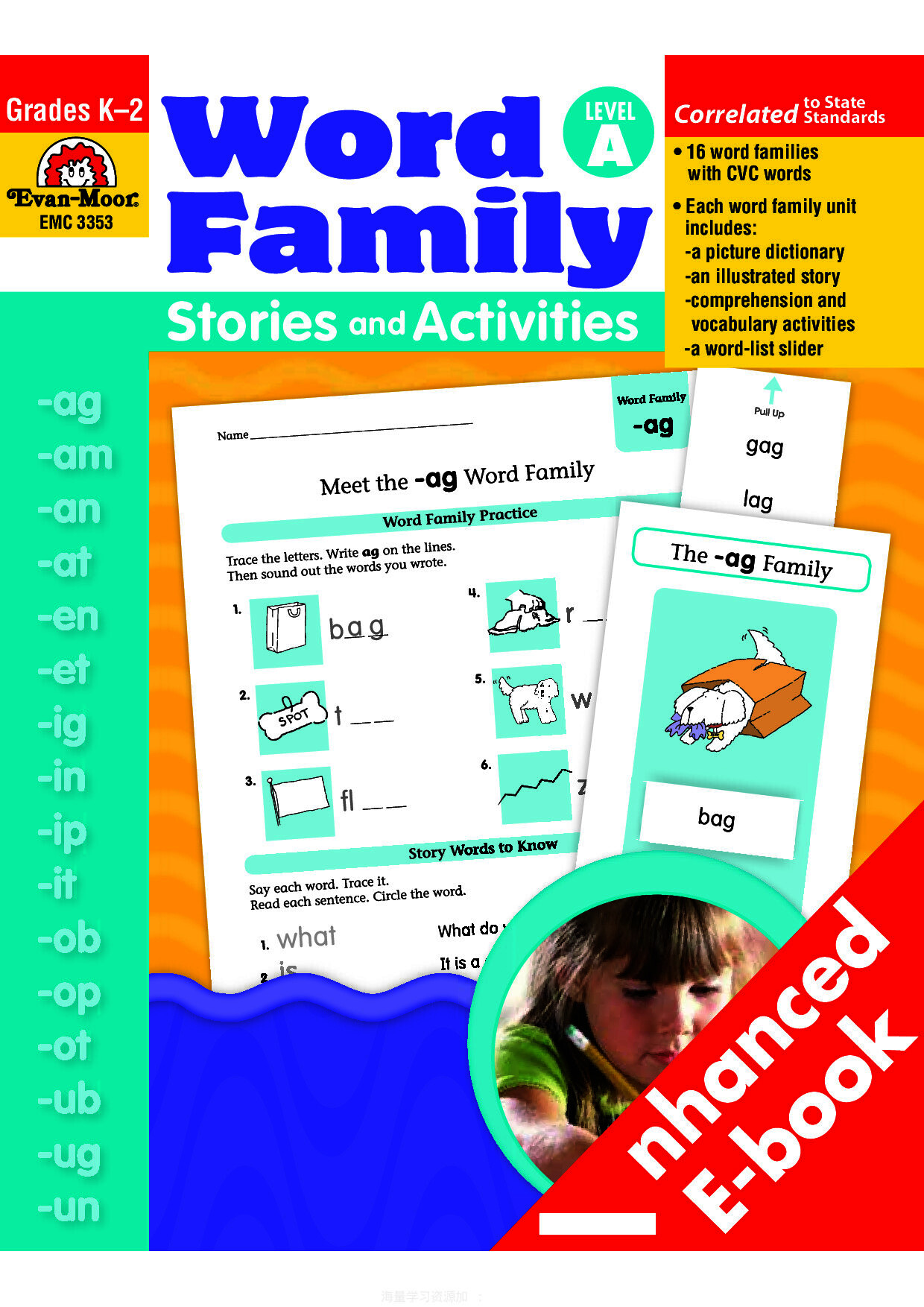 Word Family Stories and Activities Level A Grade K - 2