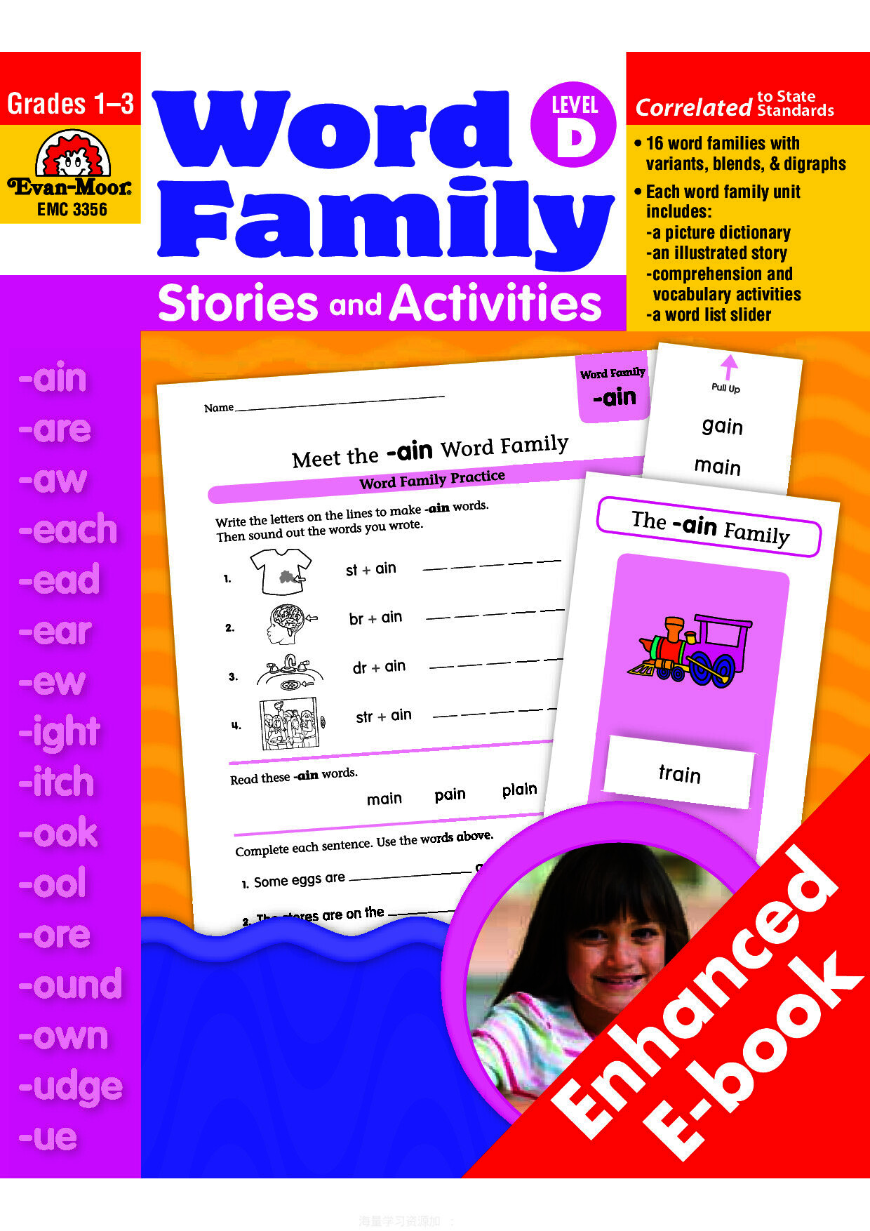 Word Family Stories and Activities Level D Grade 1 - 3