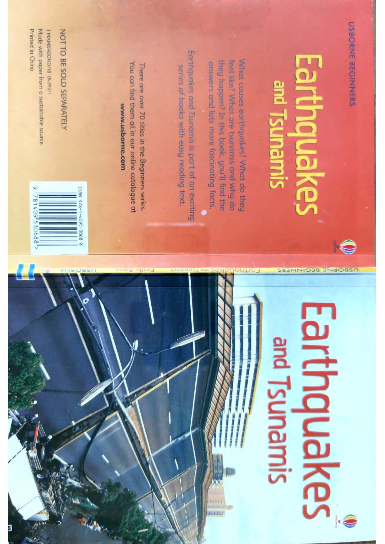Usborne Binngers Eartquakes and Tsunamis