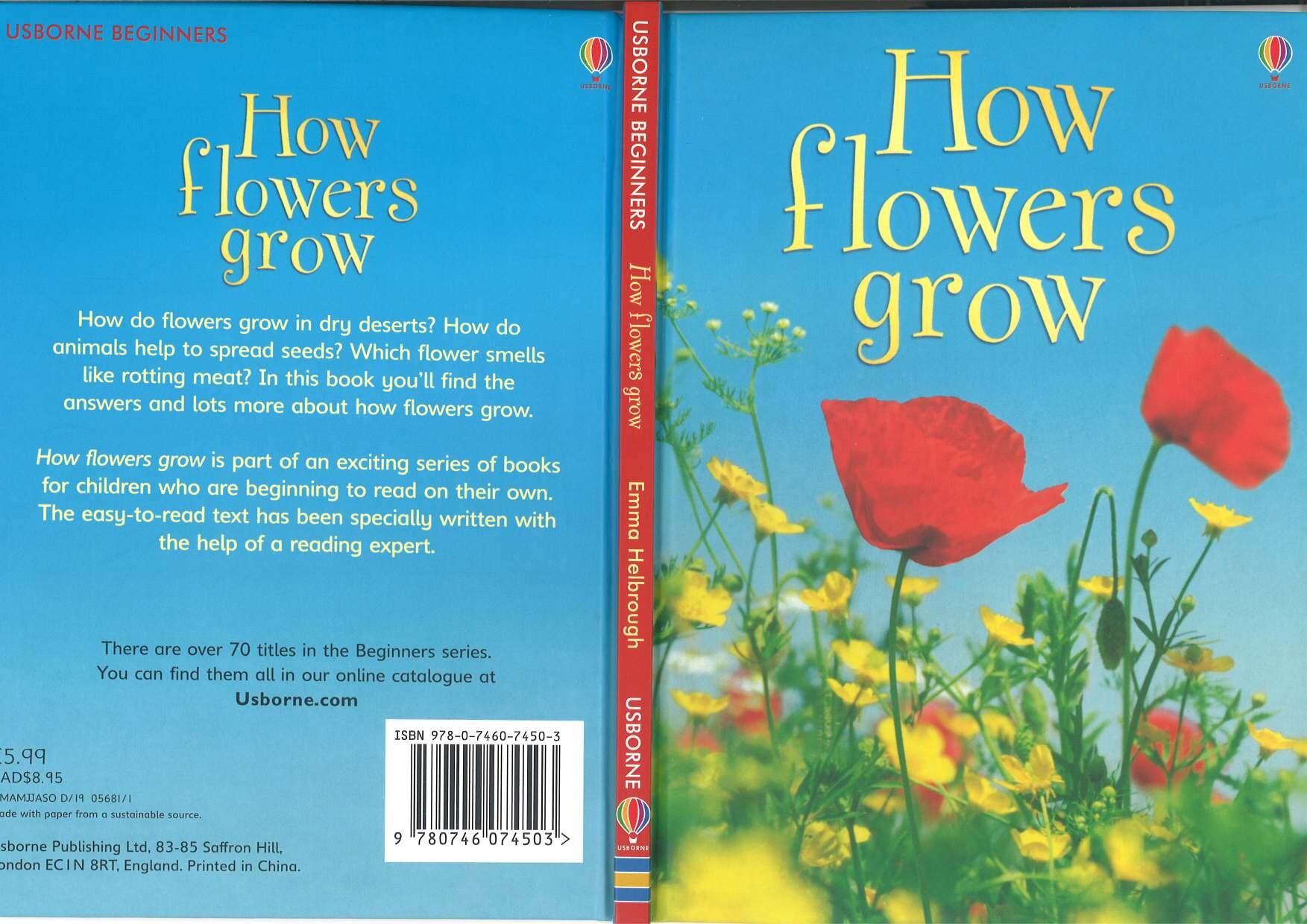 Usborne Beginners How Flowers Grow