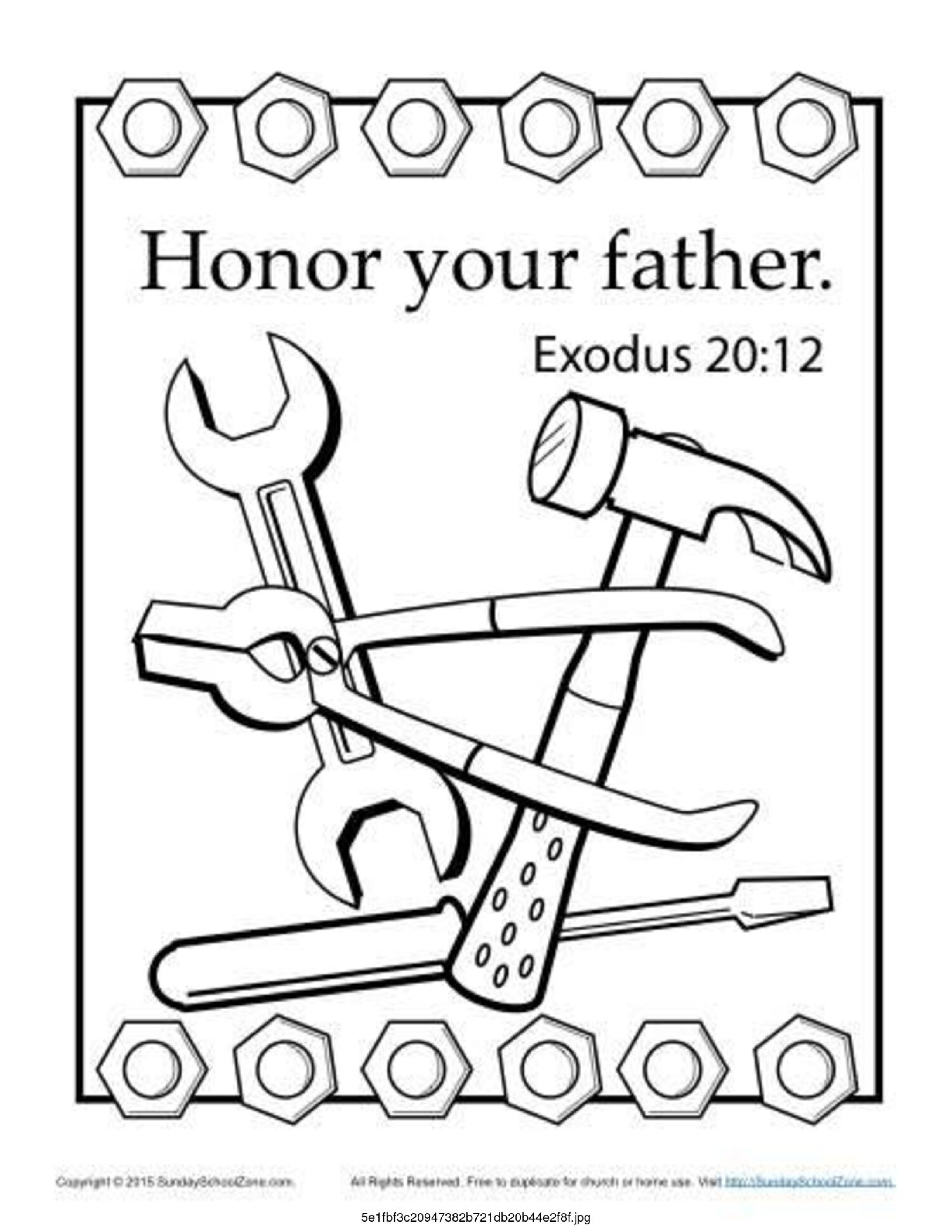 Father's Day Coloring