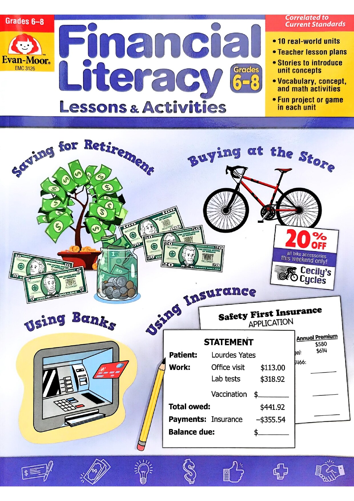 Financial Literacy Lessons and Activities Grade 6-8