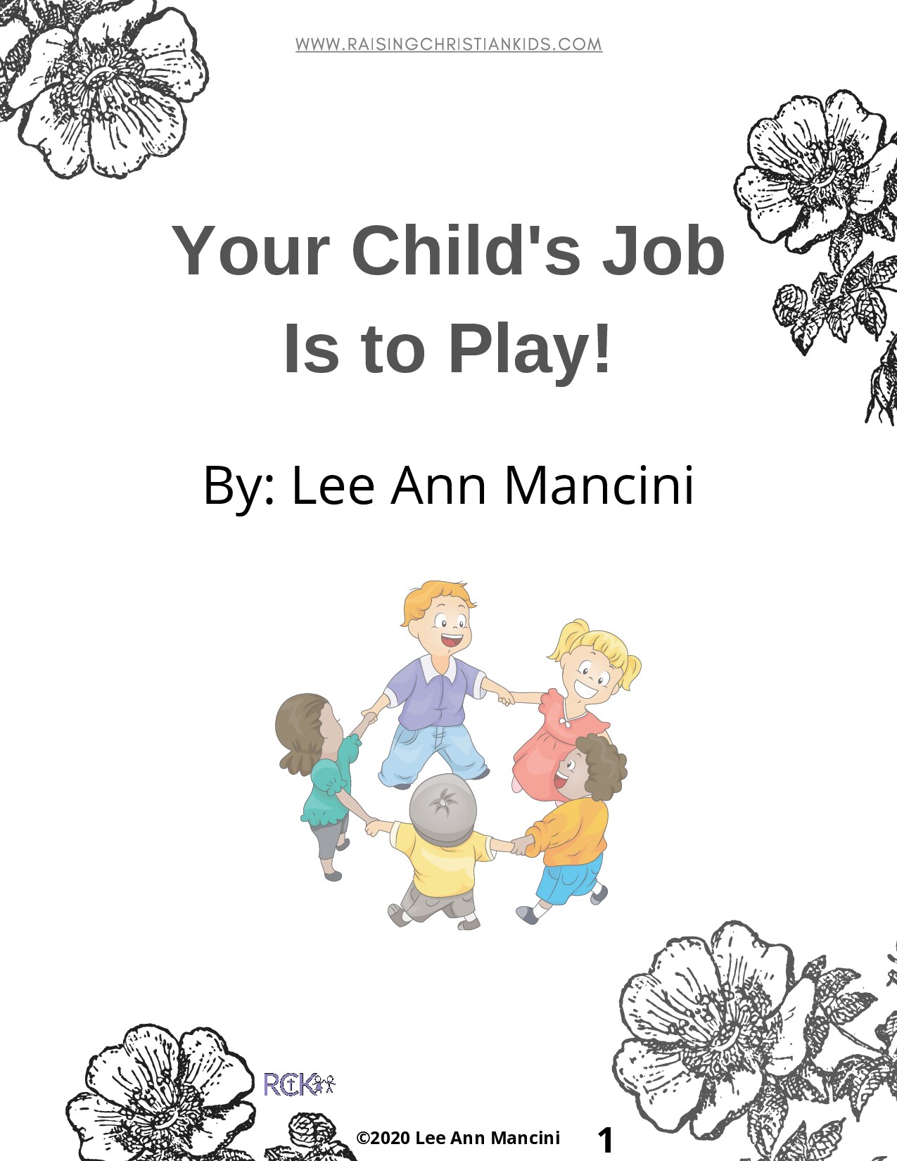 No. 13 Your Child's Job is to Play