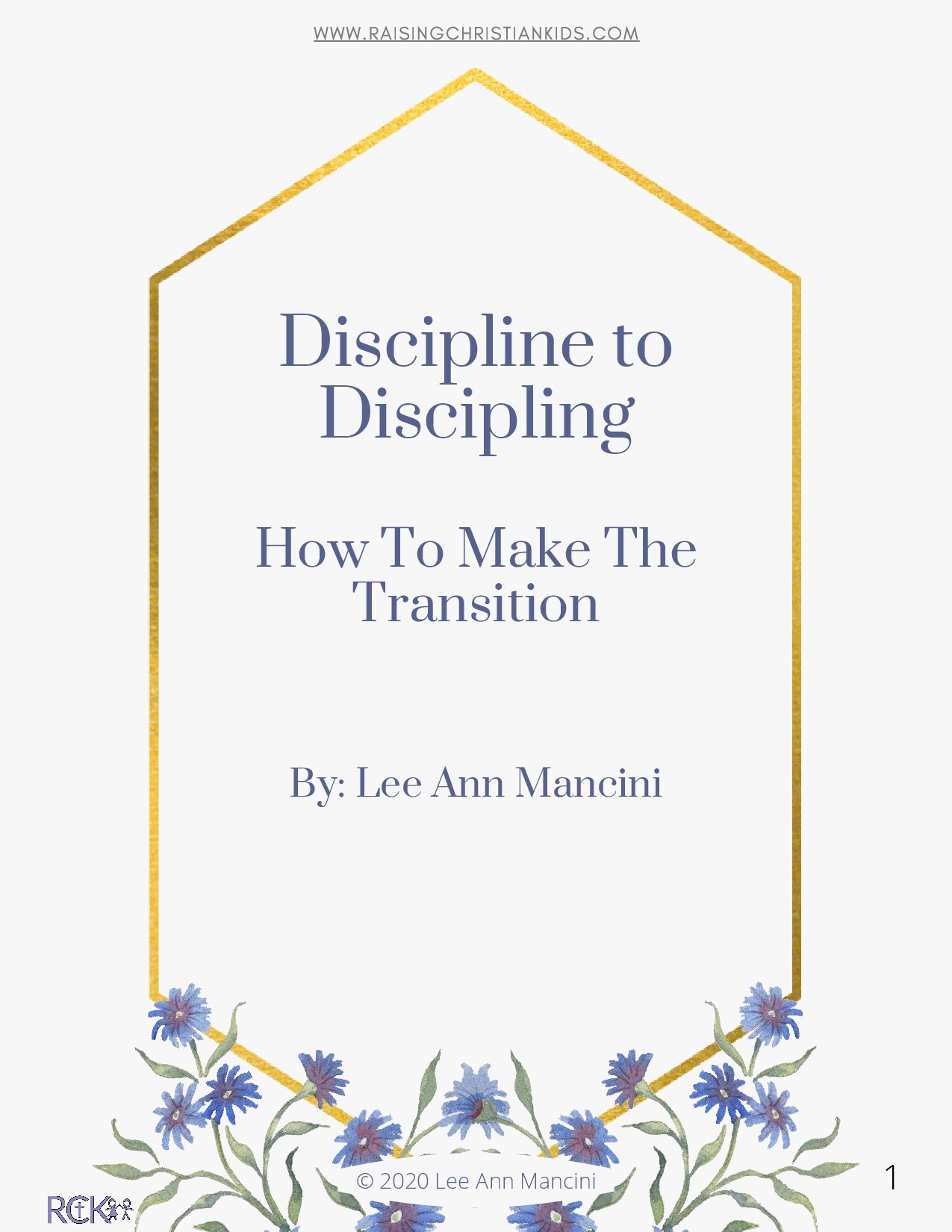 No. 9 Descipline to Discipling How to Make the Transition
