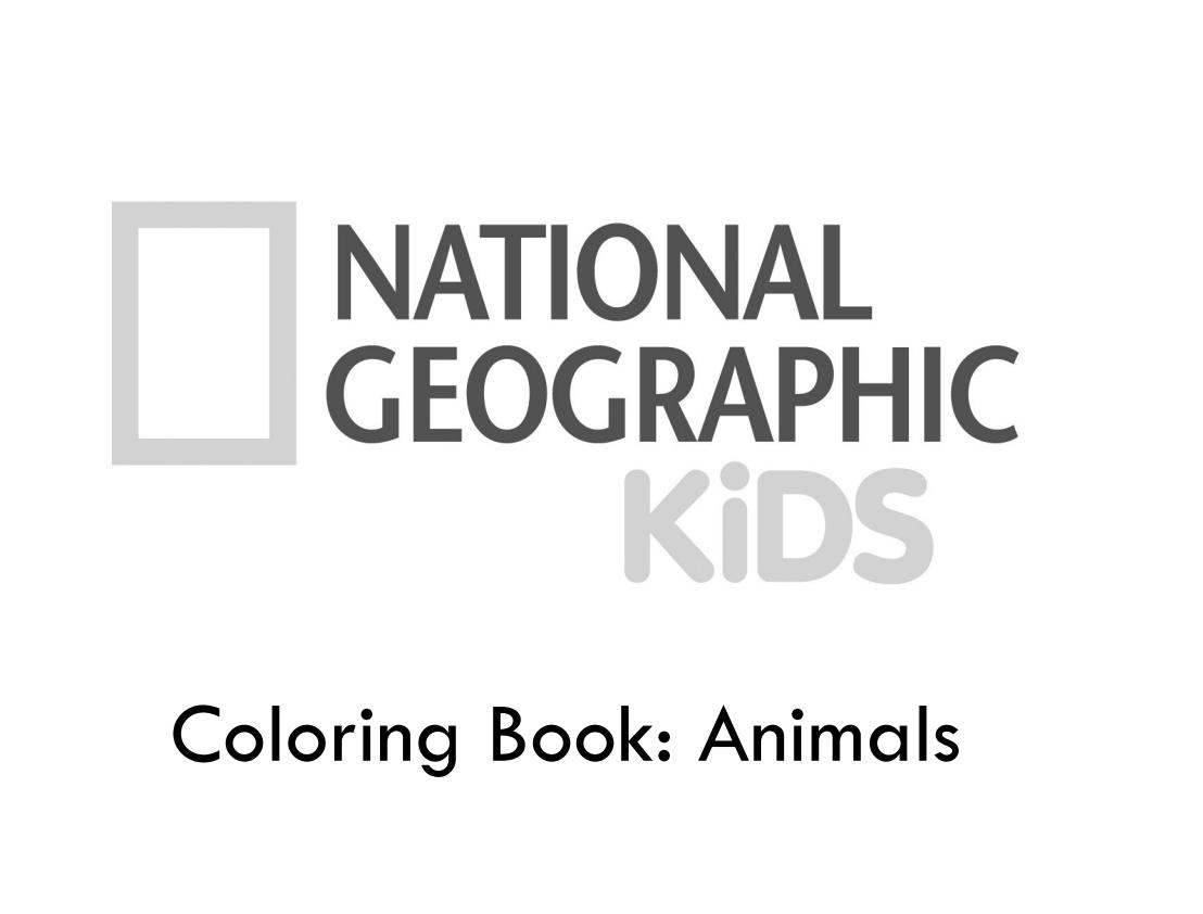 Coloring book animals