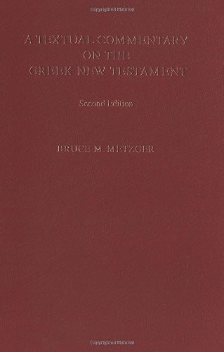 Textual Commentary on the Greek New Testament